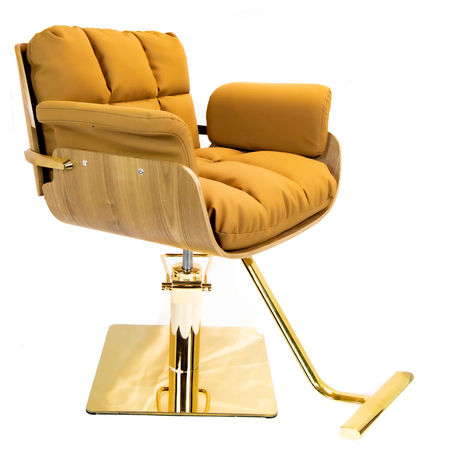 Styling Chair Light brown - gold