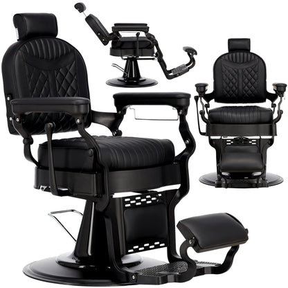 Barber chair Black-Black