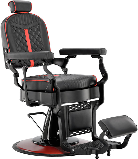 Barber chair Black-RED