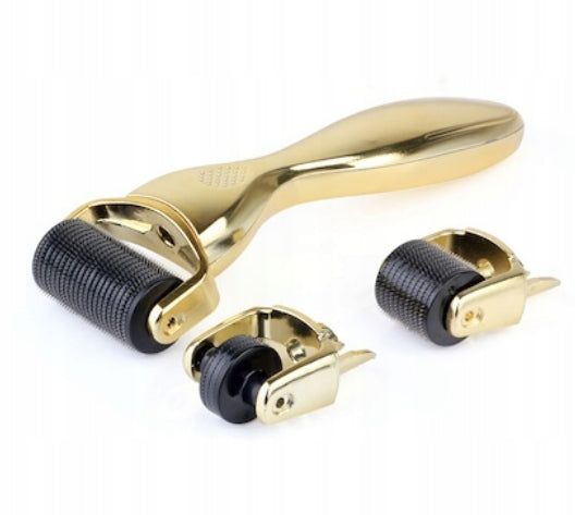 Derma roller 3-i-1 guld