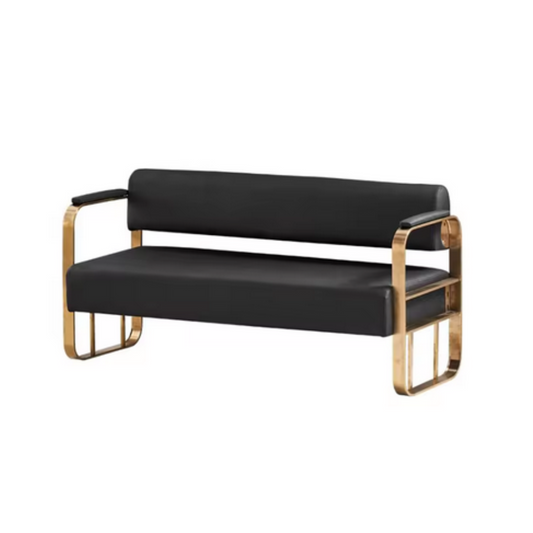 Waiting Chair Black-Gold