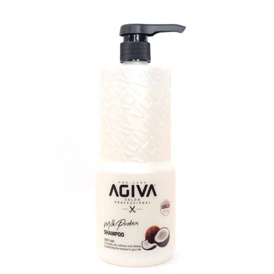 Agiva Shampoing Milk Protein Coconut Oil 800ML